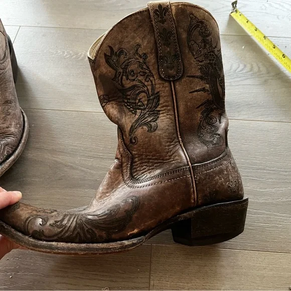 Women Ariat Boots Booties 10009529 7.5B Taupe - Picture 3 of 11